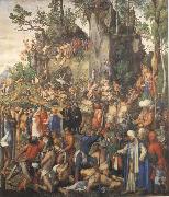 The Martyrdom of the ten thousand Albrecht Durer